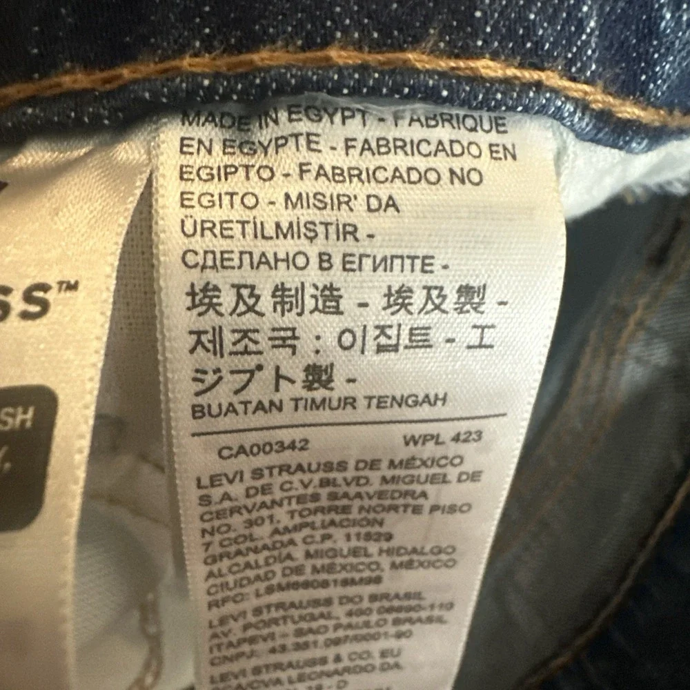 Levi's 502 Taper Regular Stretch Jean‎ for Men, 38 x 32 Workwear Cowboy Rodeo